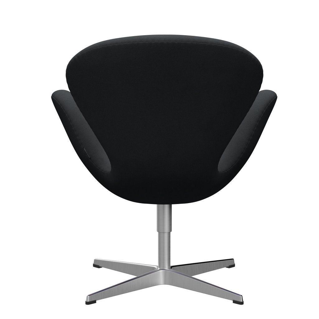 [product_category]-Fritz Hansen Swan Lounge Chair, Satin Brushed Aluminium/Christianshavn Dark Grey-Fritz Hansen-3320-CH1174-SPAL-FRI-4