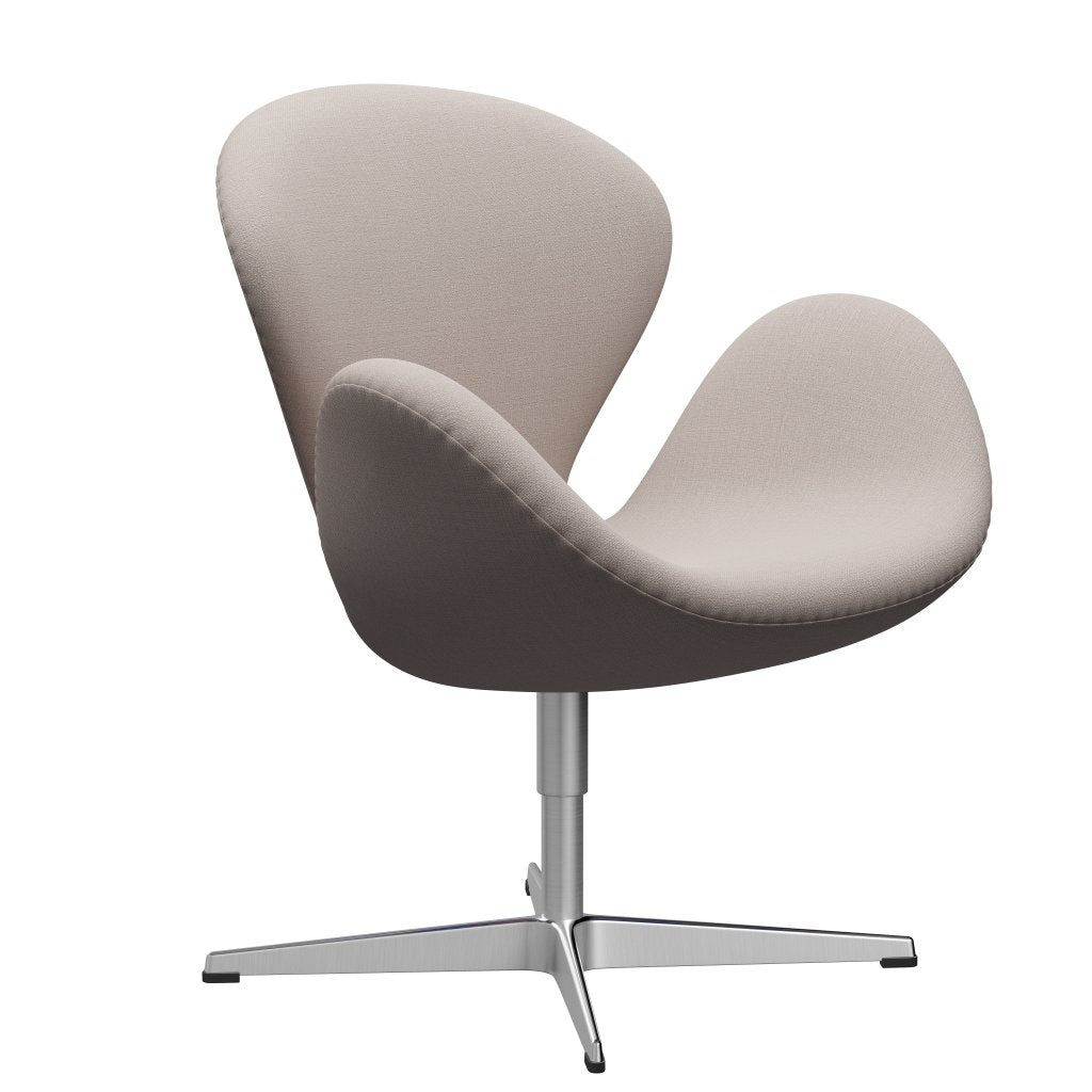 [product_category]-Fritz Hansen Swan Lounge Chair, Satin Brushed Aluminium/Christianshavn Light Beige-Fritz Hansen-3320-CH1120-SPAL-FRI-2