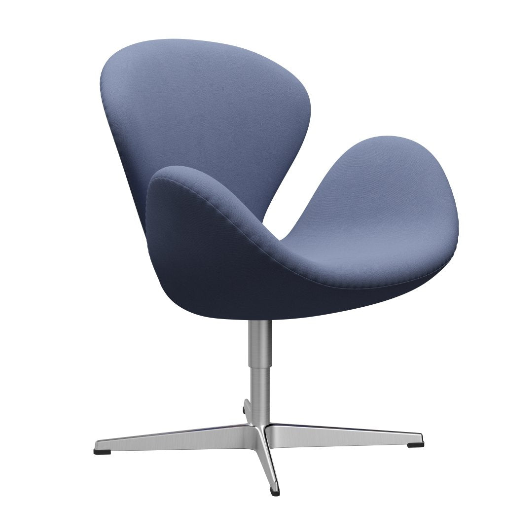 [product_category]-Fritz Hansen Swan Lounge Chair, Satin Brushed Aluminium/Christianshavn Light Blue Uni-Fritz Hansen-3320-CH1151-SPAL-FRI-2