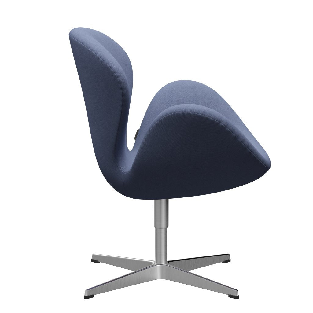 [product_category]-Fritz Hansen Swan Lounge Chair, Satin Brushed Aluminium/Christianshavn Light Blue Uni-Fritz Hansen-3320-CH1151-SPAL-FRI-3