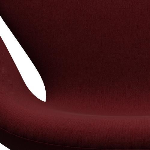 [product_category]-Fritz Hansen Swan Lounge Chair, Satin Brushed Aluminium/Christianshavn Red Uni-Fritz Hansen-3320-CH1140-SPAL-FRI-6