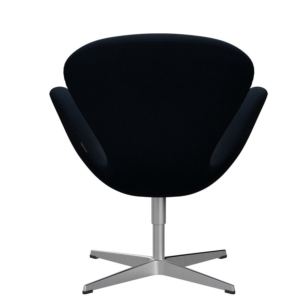 [product_category]-Fritz Hansen Swan Lounge Chair, Satin Brushed Aluminium/Divina Dark Blue-Fritz Hansen-3320-DIV793-SPAL-FRI-4