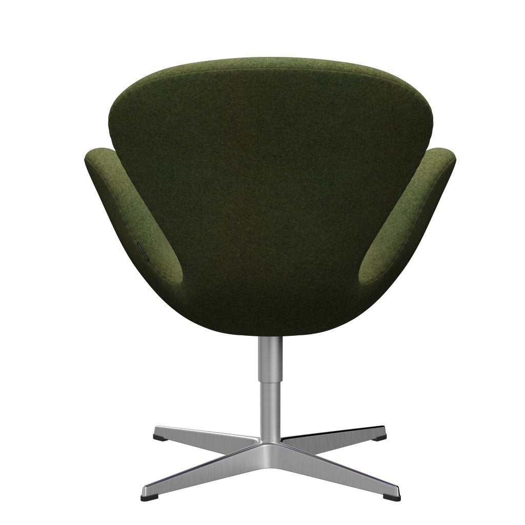 [product_category]-Fritz Hansen Swan Lounge Chair, Satin Brushed Aluminium/Divina Md Wintergreen-Fritz Hansen-3320-DMD943-SPAL-FRI-4