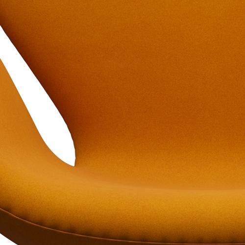 [product_category]-Fritz Hansen Swan Lounge Chair, Satin Brushed Aluminium/Divina Mustard-Fritz Hansen-3320-DIV462-SPAL-FRI-6