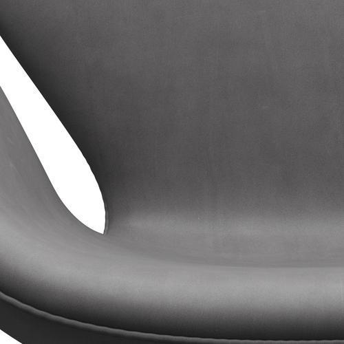 [product_category]-Fritz Hansen Swan Lounge Chair, Satin Brushed Aluminium/Embrace Chocolate-Fritz Hansen-3320-SECONC-SPAL-FRI-6