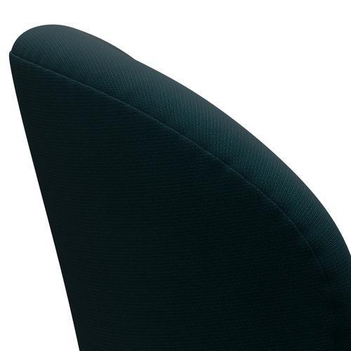 [product_category]-Fritz Hansen Swan Lounge Chair, Satin Brushed Aluminium/Fame Dark Green-Fritz Hansen-3320-F68143-SPAL-FRI-5