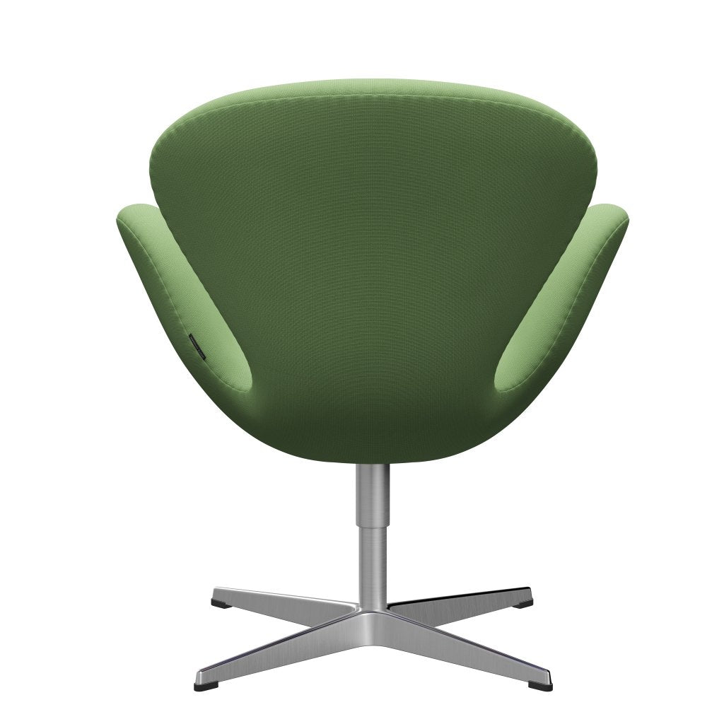 [product_category]-Fritz Hansen Swan Lounge Chair, Satin Brushed Aluminium/Fame Light Green-Fritz Hansen-3320-F68147-SPAL-FRI-4