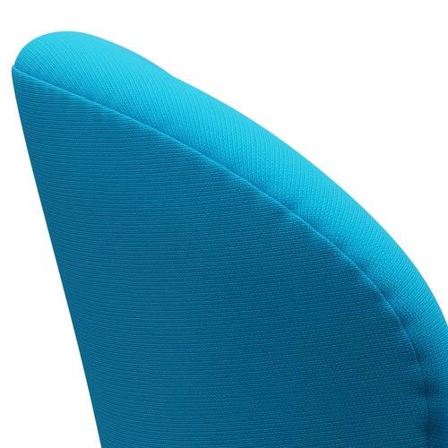 [product_category]-Fritz Hansen Swan Lounge Chair, Satin Brushed Aluminium/Fame Warm Turquoise-Fritz Hansen-3320-F66133-SPAL-FRI-5