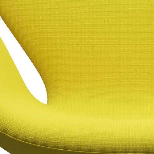 [product_category]-Fritz Hansen Swan Lounge Chair, Satin Brushed Aluminium/Fame Yellow-Fritz Hansen-3320-F62067-SPAL-FRI-6