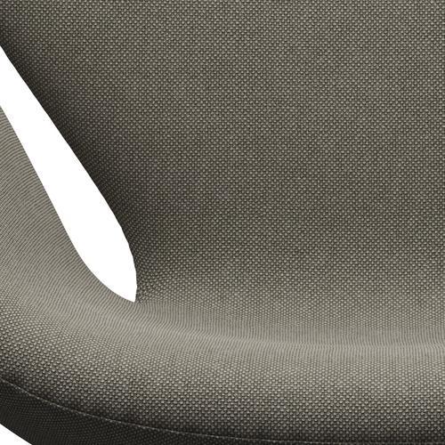 [product_category]-Fritz Hansen Swan Lounge Chair, Satin Brushed Aluminium/Hallingdal Beige-Fritz Hansen-3320-HAL123-SPAL-FRI-6