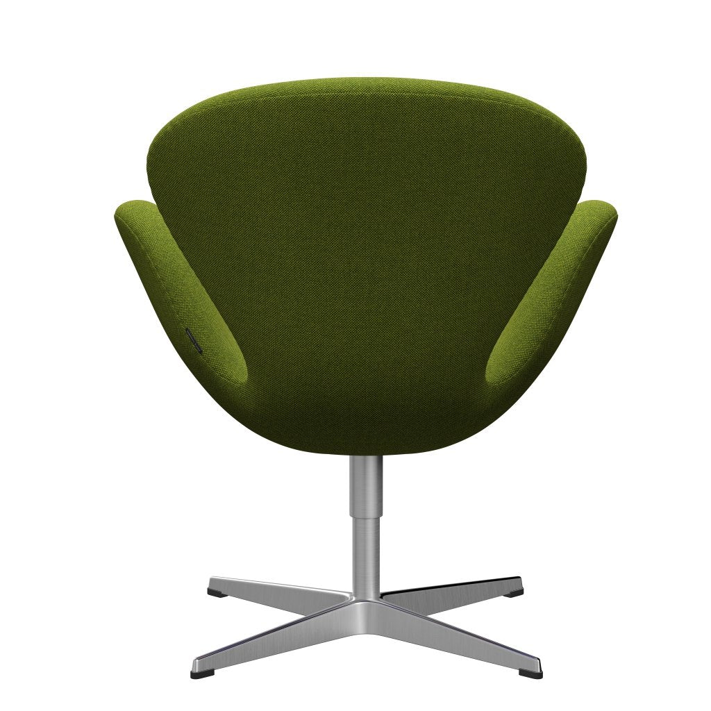 [product_category]-Fritz Hansen Swan Lounge Chair, Satin Brushed Aluminium/Hallingdal Green-Fritz Hansen-3320-HAL980-SPAL-FRI-4