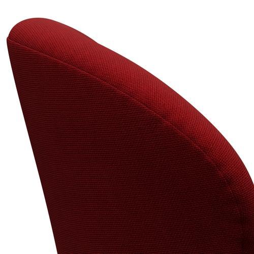 [product_category]-Fritz Hansen Swan Lounge Chair, Satin Brushed Aluminium/Hallingdal Red (657)-Fritz Hansen-3320-HAL657-SPAL-FRI-5