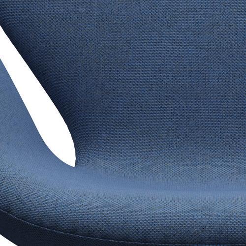 [product_category]-Fritz Hansen Swan Lounge Chair, Satin Brushed Aluminium/Re Wool Blue/Natural-Fritz Hansen-3320-REW758-SPAL-FRI-6