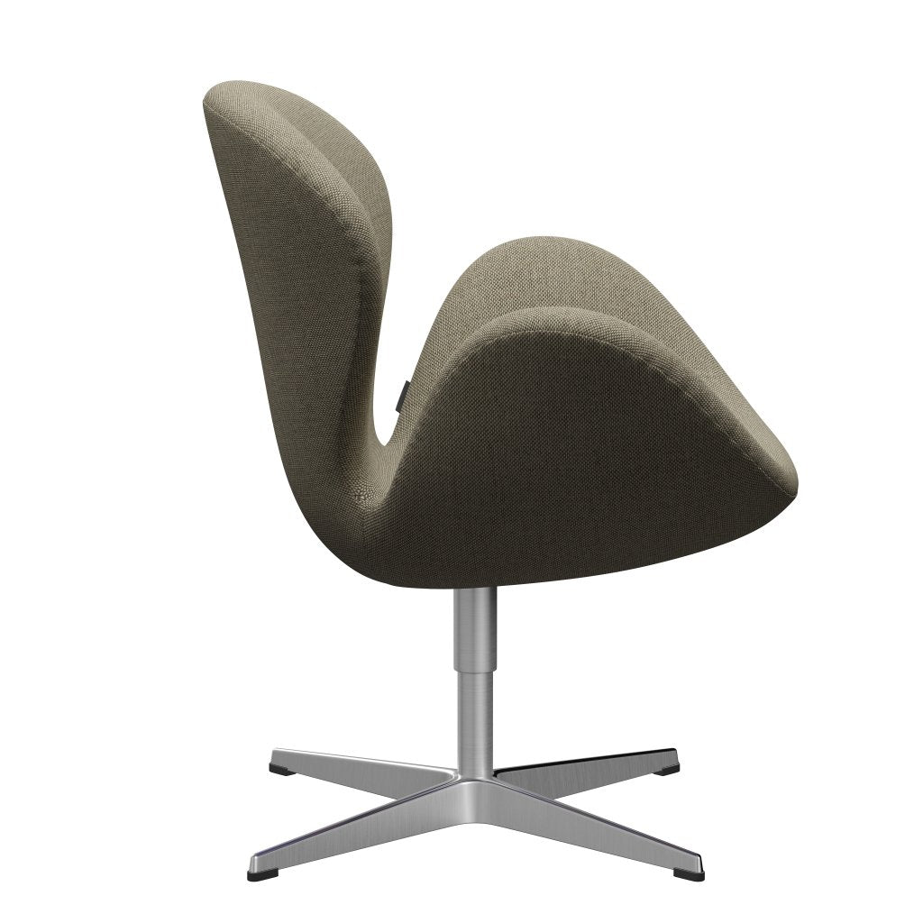 [product_category]-Fritz Hansen Swan Lounge Chair, Satin Brushed Aluminium/Re Wool Light Beige/Natural-Fritz Hansen-3320-REW218-SPAL-FRI-3