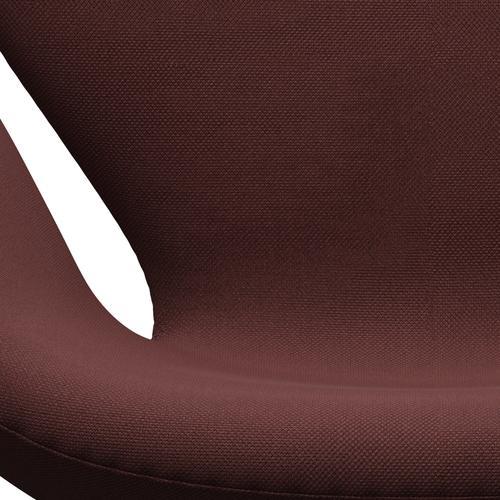 [product_category]-Fritz Hansen Swan Lounge Chair, Satin Brushed Aluminium/Steelcut Dark Brown (655)-Fritz Hansen-3320-STI655-SPAL-FRI-6