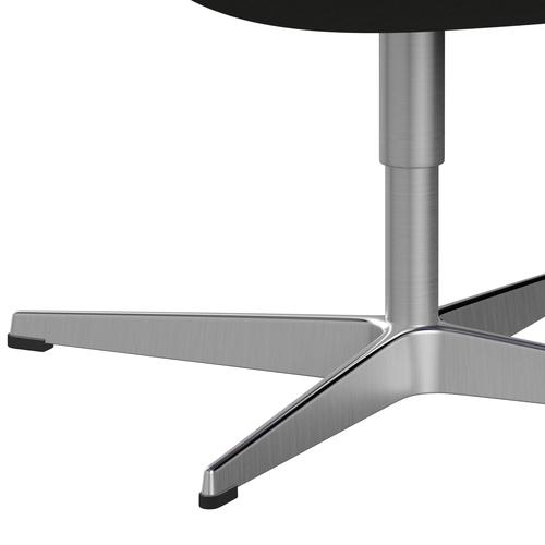 [product_category]-Fritz Hansen Swan Lounge Chair, Satin Brushed Aluminium/Steelcut Grey-Fritz Hansen-3320-STI160-SPAL-FRI-7