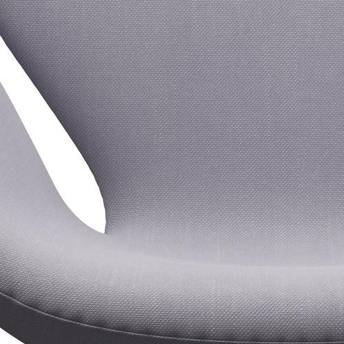 [product_category]-Fritz Hansen Swan Lounge Chair, Satin Brushed Aluminium/Steelcut Siber Grey Light-Fritz Hansen-3320-STI135-SPAL-FRI-6