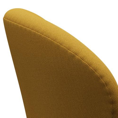 [product_category]-Fritz Hansen Swan Lounge Chair, Satin Brushed Aluminium/Steelcut Trio Mustard-Fritz Hansen-3320-STR453-SPAL-FRI-5