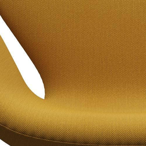 [product_category]-Fritz Hansen Swan Lounge Chair, Satin Brushed Aluminium/Steelcut Trio Mustard-Fritz Hansen-3320-STR453-SPAL-FRI-6