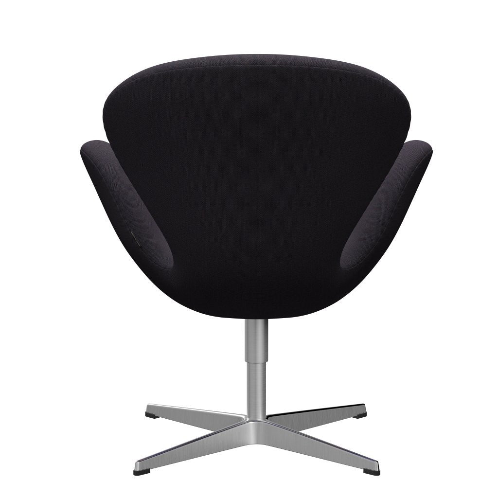 [product_category]-Fritz Hansen Swan Lounge Chair, Satin Brushed Aluminium/Steelcut Trio Warm Dark Blue-Fritz Hansen-3320-STR776-SPAL-FRI-4