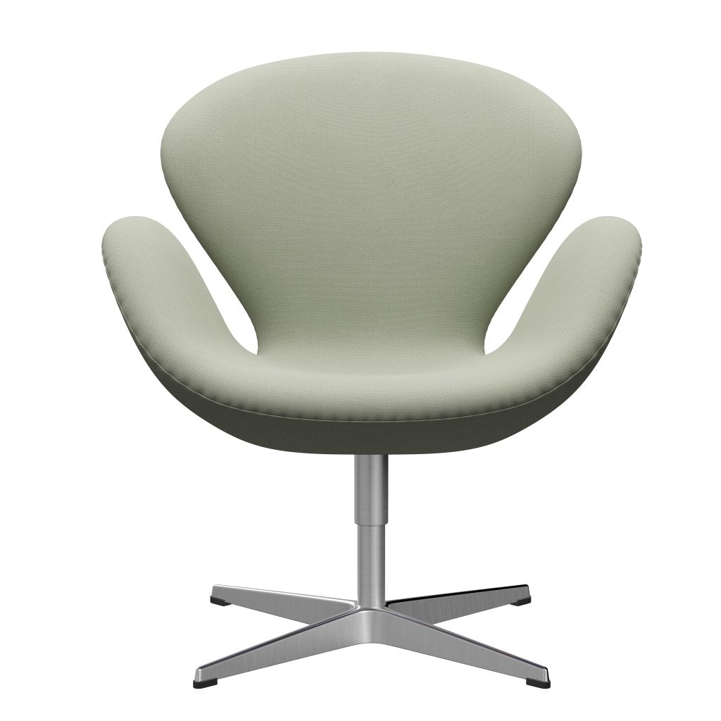 [product_category]-Fritz Hansen Swan Lounge Chair, Satin Brushed Aluminium/Steelcut Turquoise Light-Fritz Hansen-3320-STI935-SPAL-FRI-1