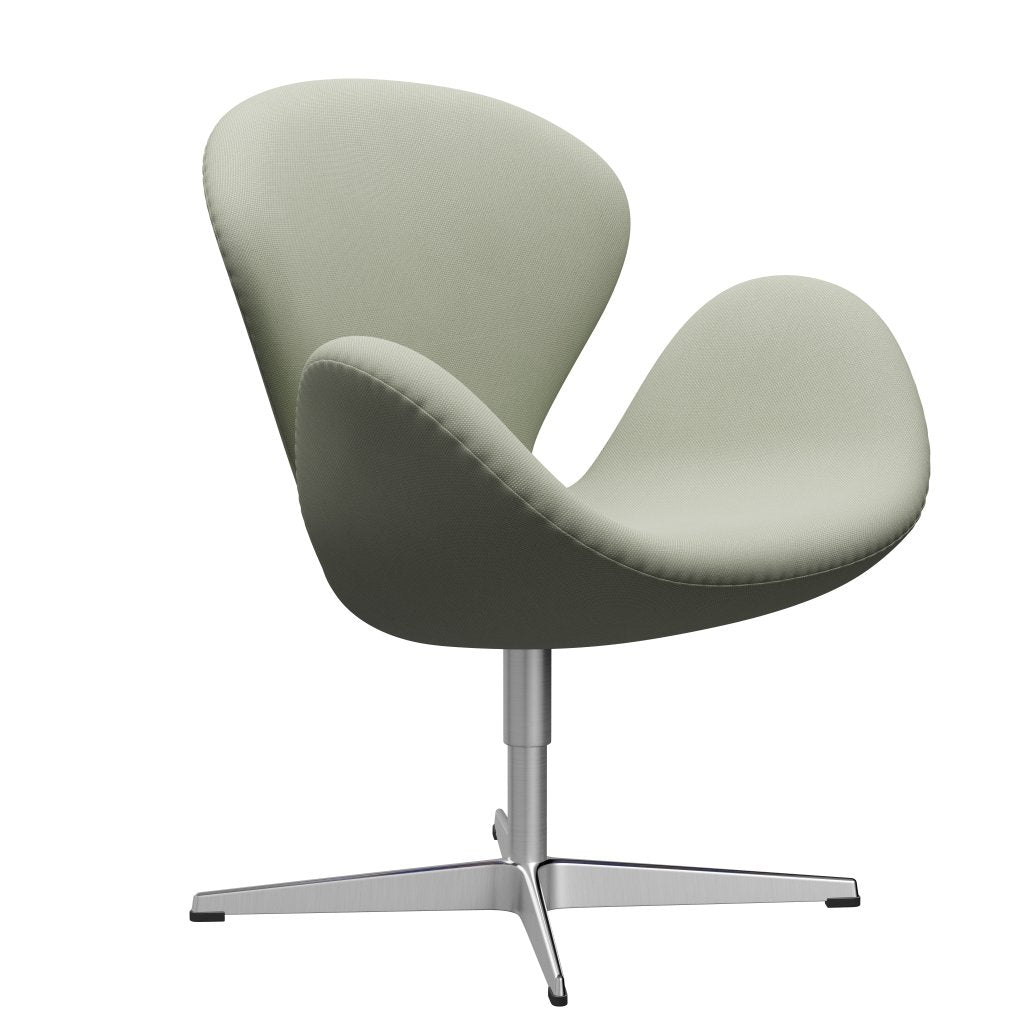 [product_category]-Fritz Hansen Swan Lounge Chair, Satin Brushed Aluminium/Steelcut Turquoise Light-Fritz Hansen-3320-STI935-SPAL-FRI-2