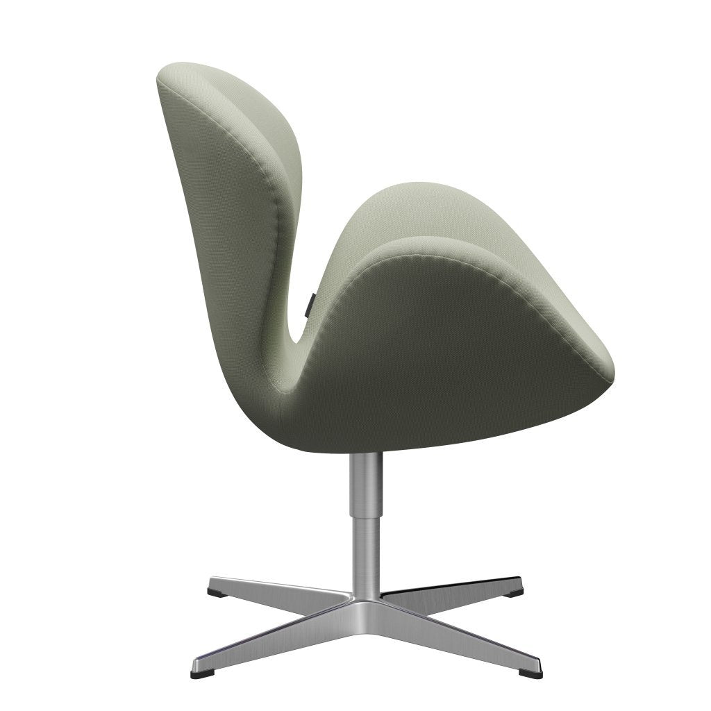 [product_category]-Fritz Hansen Swan Lounge Chair, Satin Brushed Aluminium/Steelcut Turquoise Light-Fritz Hansen-3320-STI935-SPAL-FRI-3