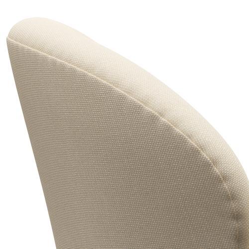 Fritz Hansen Swan Lounge Stuhl, Satin gebürstet Aluminium/Stahlschneider weiß