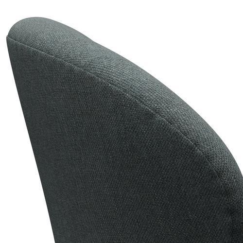 [product_category]-Fritz Hansen Swan Lounge Chair, Satin Brushed Aluminium/Sunniva Steel Grey-Fritz Hansen-3320-SV1079-SPAL-FRI-5