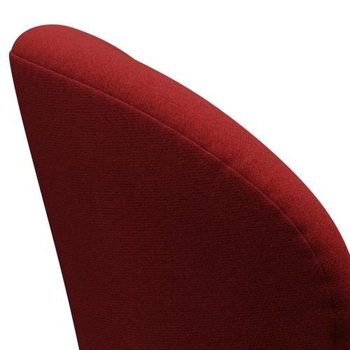 [product_category]-Fritz Hansen Swan Lounge Chair, Satin Brushed Aluminium/Tonus Burnt Red-Fritz Hansen-3320-TON207-SPAL-FRI-5