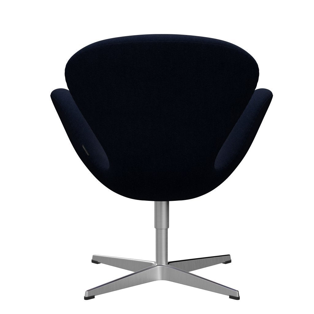 [product_category]-Fritz Hansen Swan Lounge Chair, Sating Brushed Aluminium/Hallingdal Royal Blue-Fritz Hansen-3320-HAL764-SPAL-FRI-4