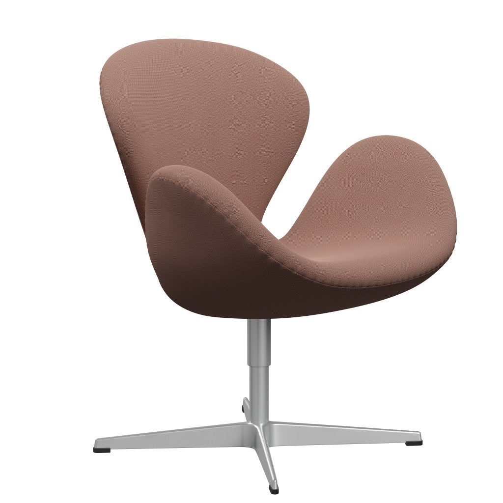 [product_category]-Fritz Hansen Swan Lounge Chair, Silver Grey/Capture Brick/Red-Fritz Hansen-3320-CP7201-SGBASE-FRI-2