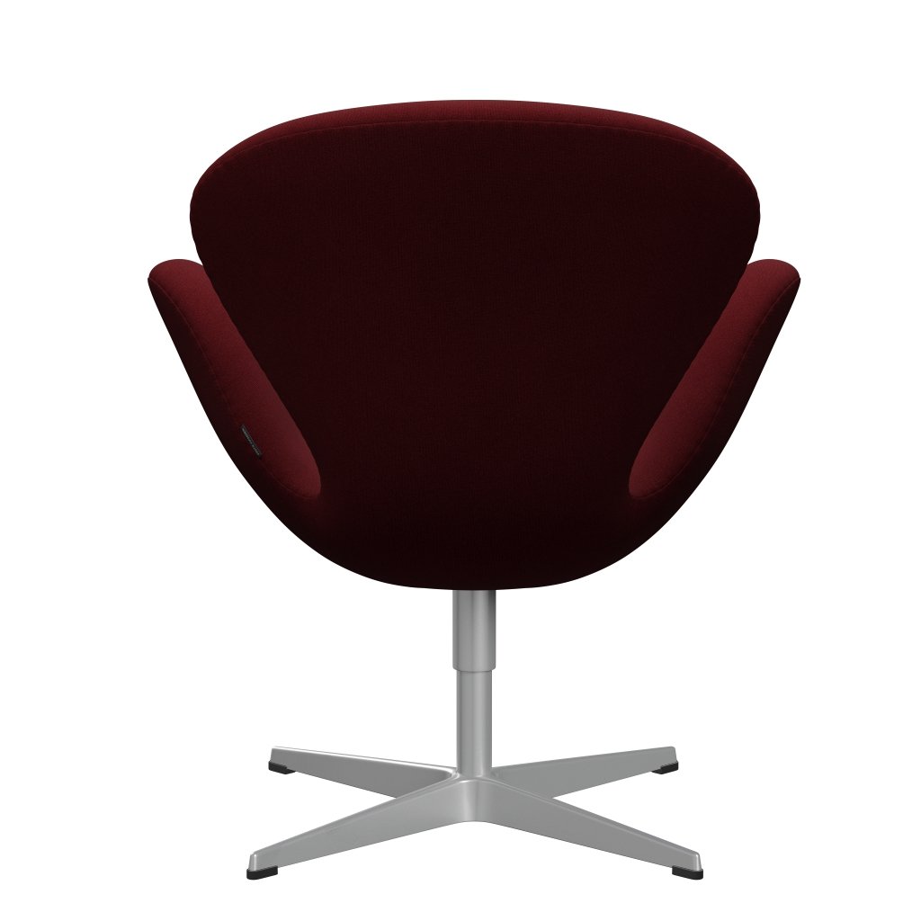 [product_category]-Fritz Hansen Swan Lounge Chair, Silver Grey/Christianshavn Red Uni-Fritz Hansen-3320-CH1140-SGBASE-FRI-4