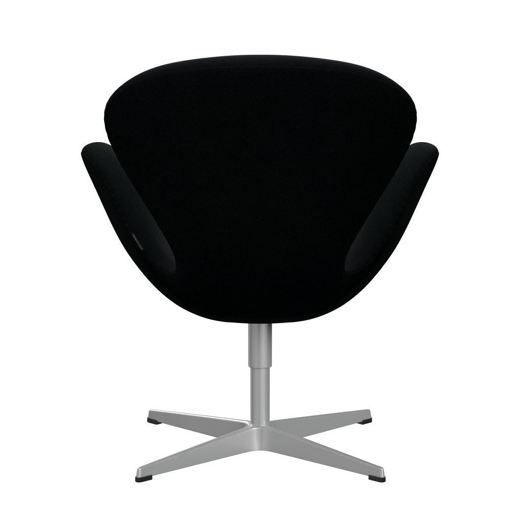 [product_category]-Fritz Hansen Swan Lounge Chair, Silver Grey/Divina Black-Fritz Hansen-3320-DIV191-SGBASE-FRI-4