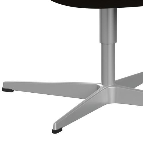 Fritz Hansen Swan Lounge stol, Silver Grey/Divina Brown (984)