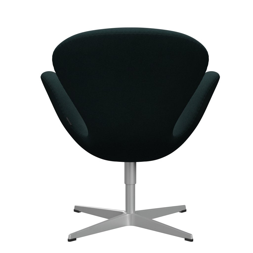 [product_category]-Fritz Hansen Swan Lounge Chair, Silver Grey/Divina Dark Green (886)-Fritz Hansen-3320-DIV886-SGBASE-FRI-4