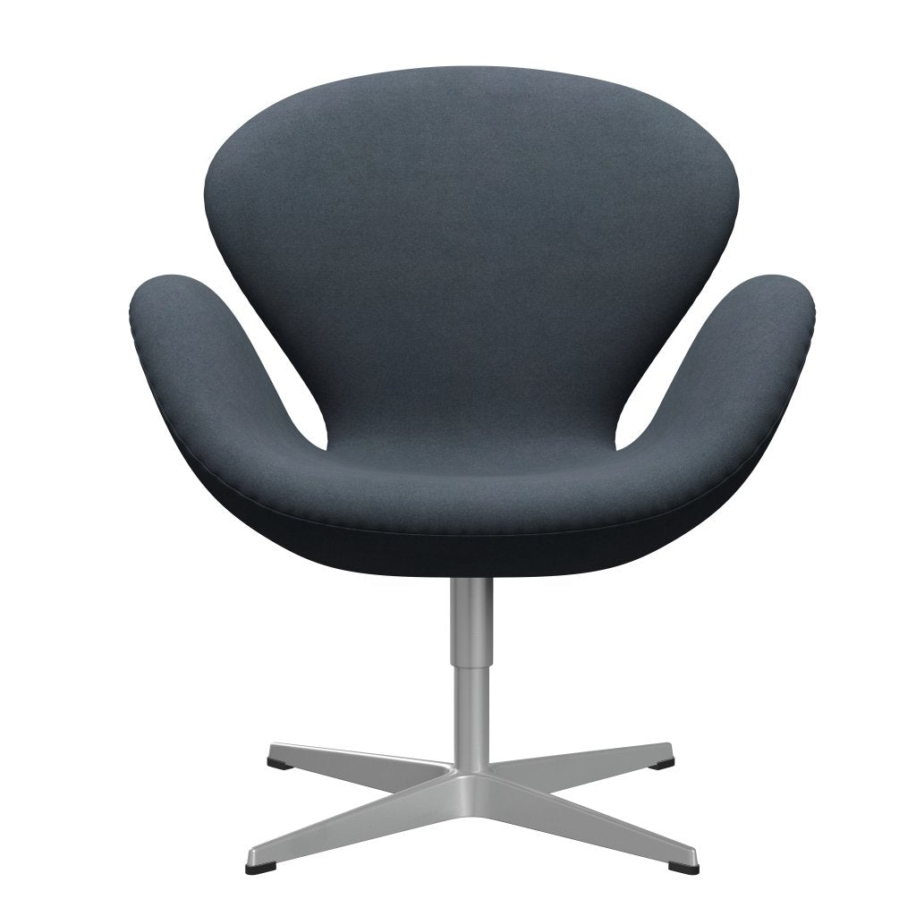 [product_category]-Fritz Hansen Swan Lounge Chair, Silver Grey/Divina Grey-Fritz Hansen-3320-DIV154-SGBASE-FRI-1