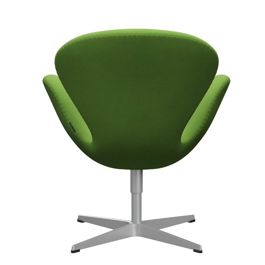 Fritz Hansen Swan Lounge Silla, Silver Grey/Divina Lime Light