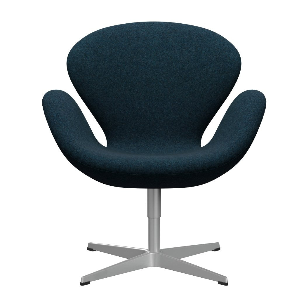 [product_category]-Fritz Hansen Swan Lounge Chair, Silver Grey/Divina Md Petrol Dark-Fritz Hansen-3320-DMD873-SGBASE-FRI-1