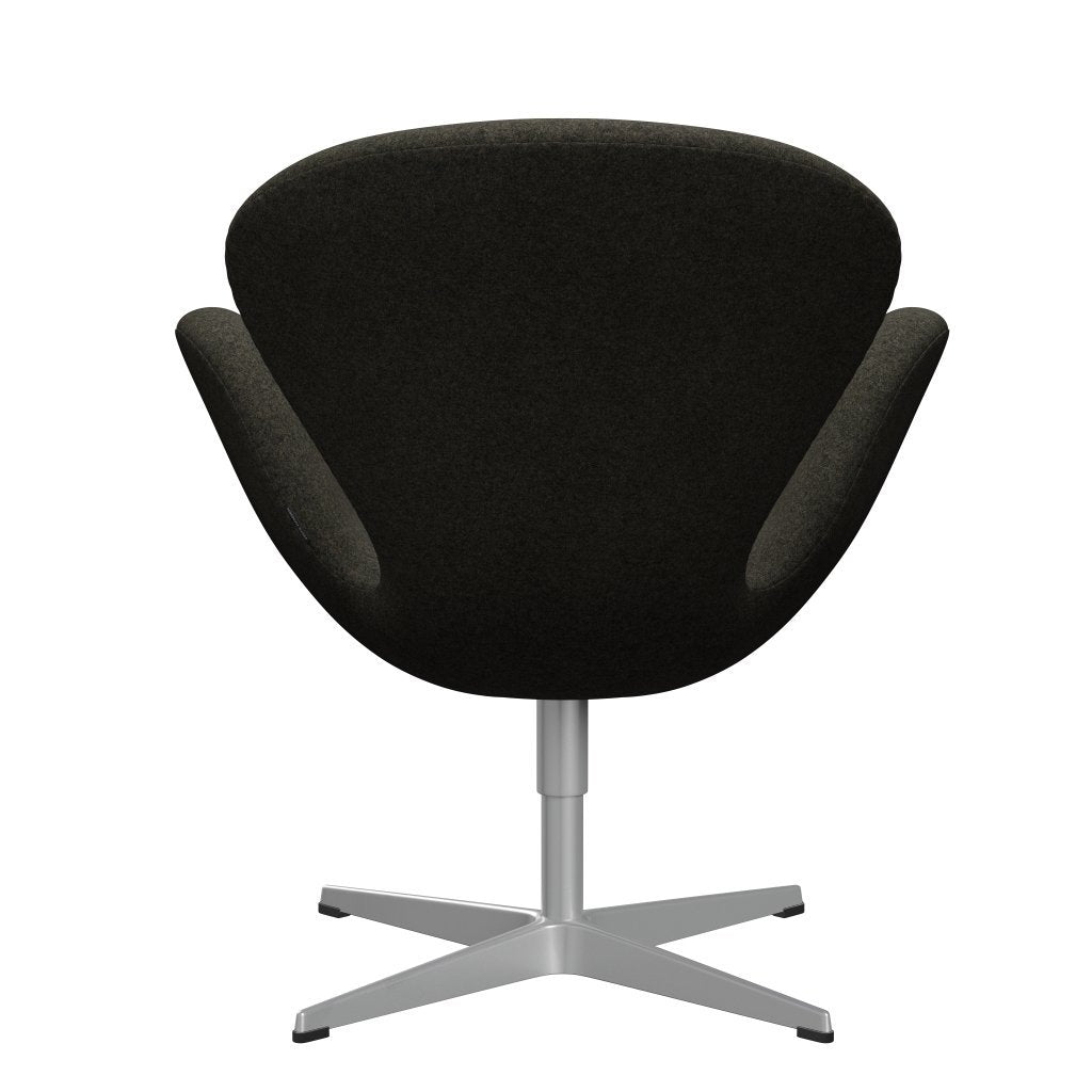 [product_category]-Fritz Hansen Swan Lounge Chair, Silver Grey/Divina Melange Grey Brown-Fritz Hansen-3320-DIM277-SGBASE-FRI-4