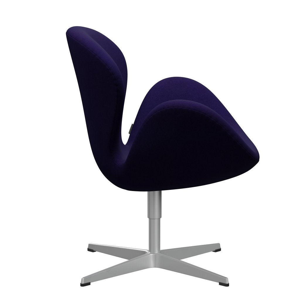 [product_category]-Fritz Hansen Swan Lounge Chair, Silver Grey/Divina Violet Dark (692)-Fritz Hansen-3320-DIV692-SGBASE-FRI-3