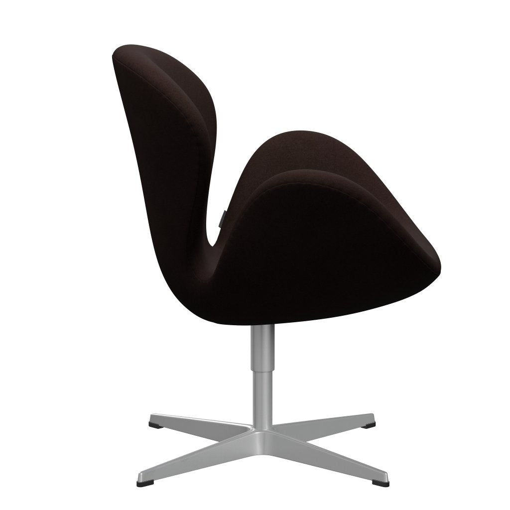 [product_category]-Fritz Hansen Swan Lounge Chair, Silver Grey/Divina Warm Brown-Fritz Hansen-3320-DIV393-SGBASE-FRI-3