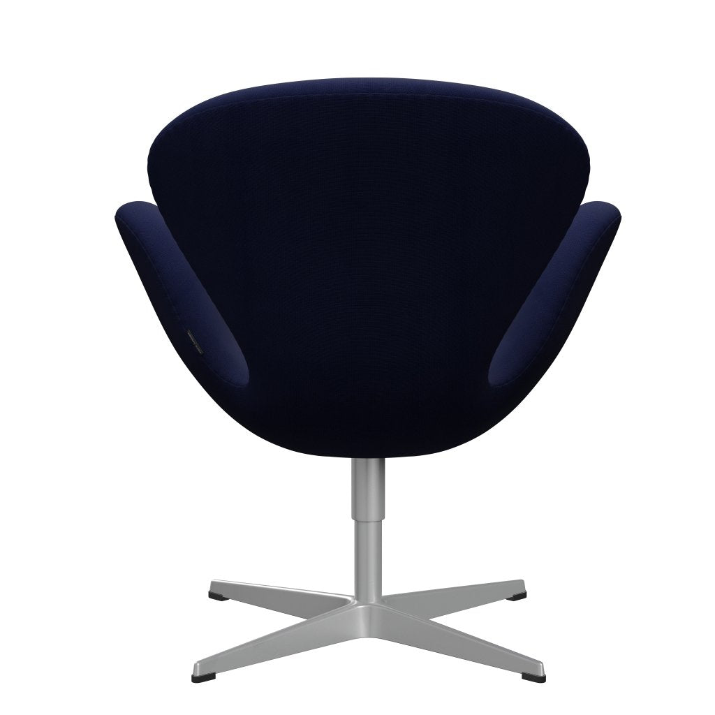 [product_category]-Fritz Hansen Swan Lounge Chair, Silver Grey/Fame Dark Blue (66005)-Fritz Hansen-3320-F66005-SGBASE-FRI-4