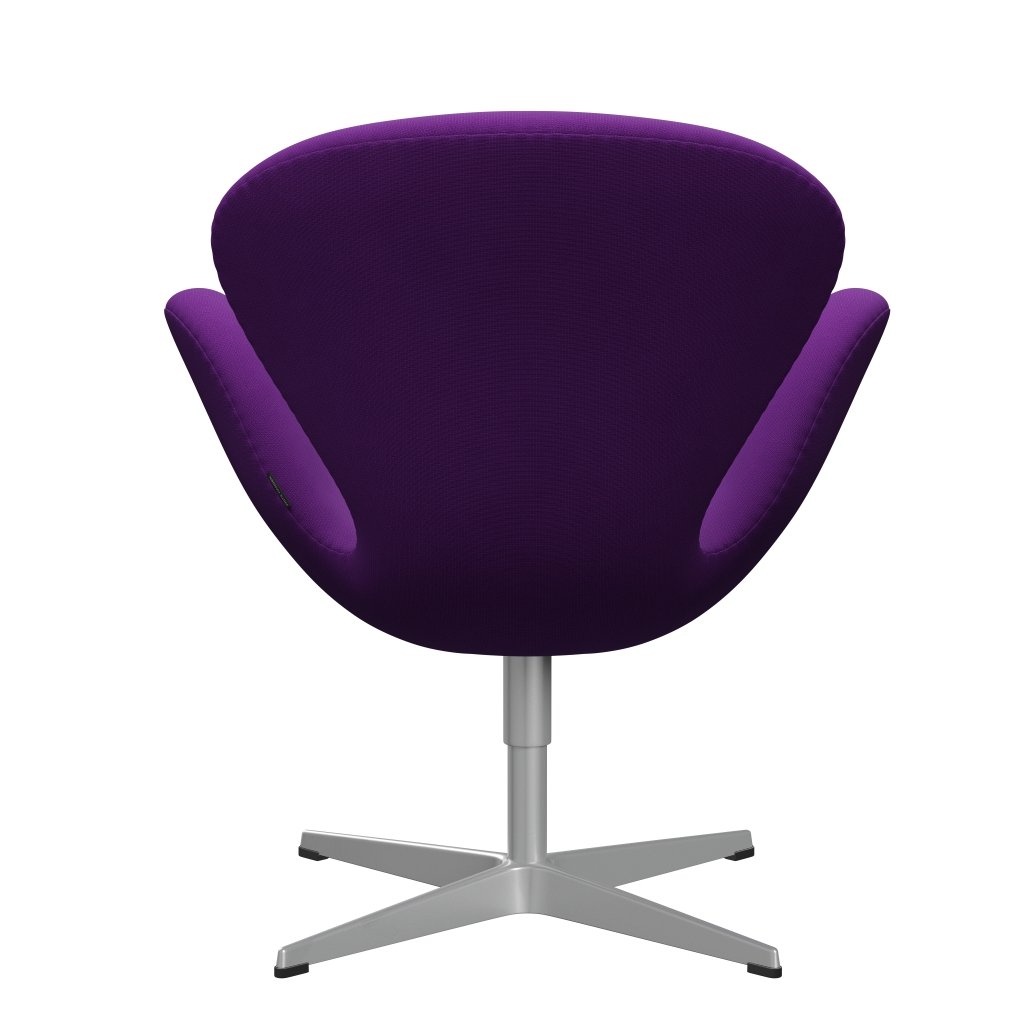 [product_category]-Fritz Hansen Swan Lounge Chair, Silver Grey/Fame Violet-Fritz Hansen-3320-F65084-SGBASE-FRI-4