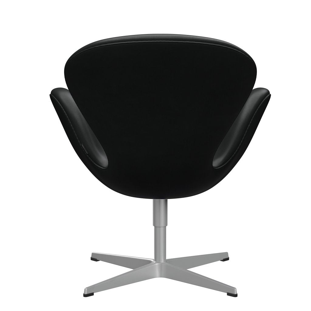 [product_category]-Fritz Hansen Swan Lounge Chair, Silver Grey/Grace Black-Fritz Hansen-3320-ELBLA-SGBASE-FRI-4