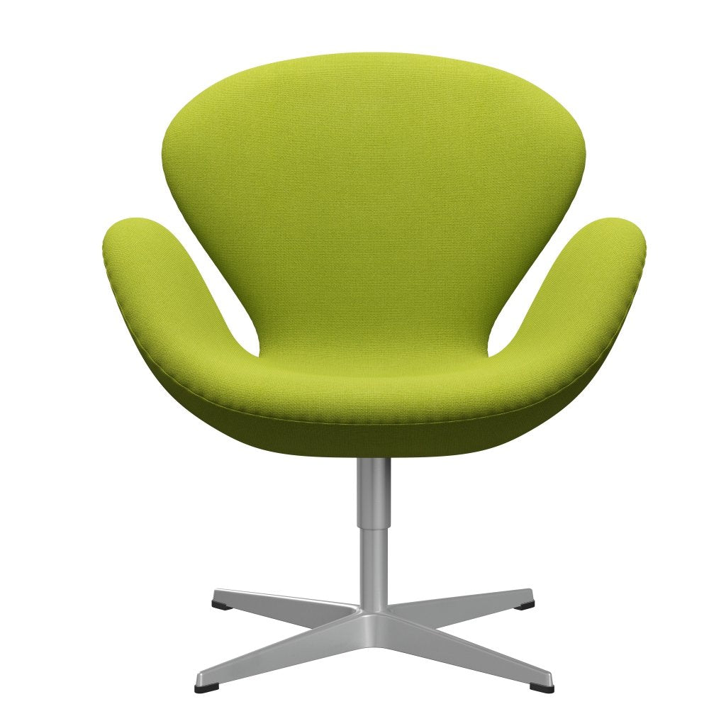 [product_category]-Fritz Hansen Swan Lounge Chair, Silver Grey/Hallingdal Lime-Fritz Hansen-3320-HAL907-SGBASE-FRI-1