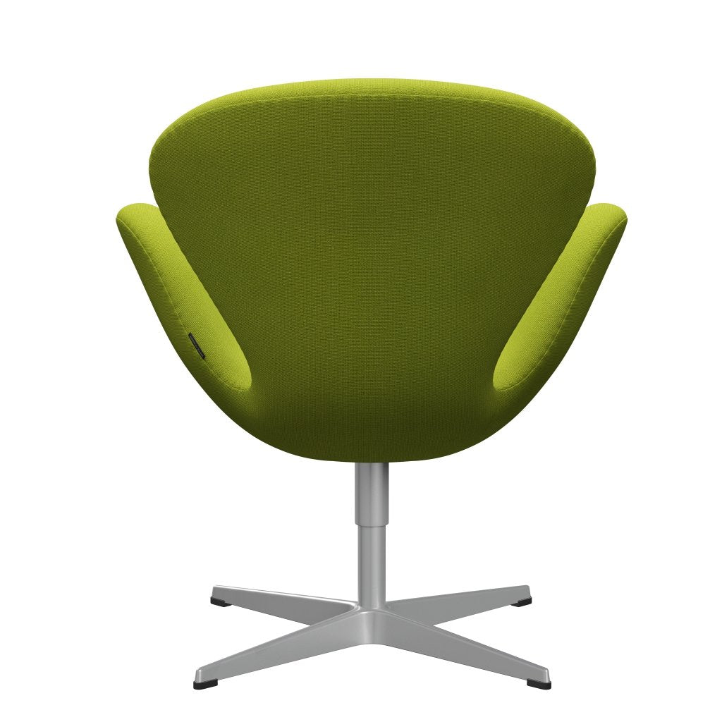 Fritz Hansen Swan Lounge Stuhl, Silbergrau/Hallingdal Lime