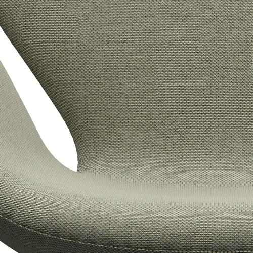 [product_category]-Fritz Hansen Swan Lounge Chair, Silver Grey/Re Wool Lime Green/Natural-Fritz Hansen-3320-REW408-SGBASE-FRI-6