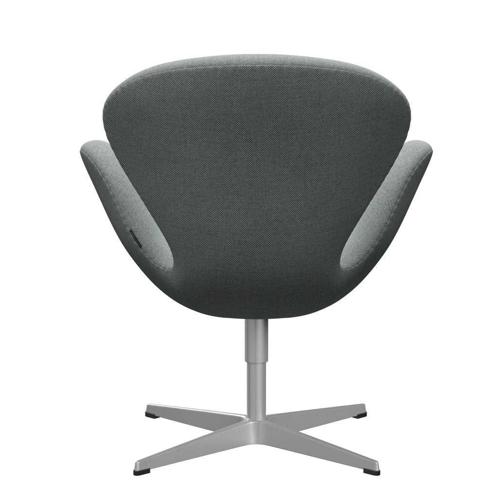 [product_category]-Fritz Hansen Swan Lounge Chair, Silver Grey/Re Wool Pale Aqua-Fritz Hansen-3320-REW828-SGBASE-FRI-4