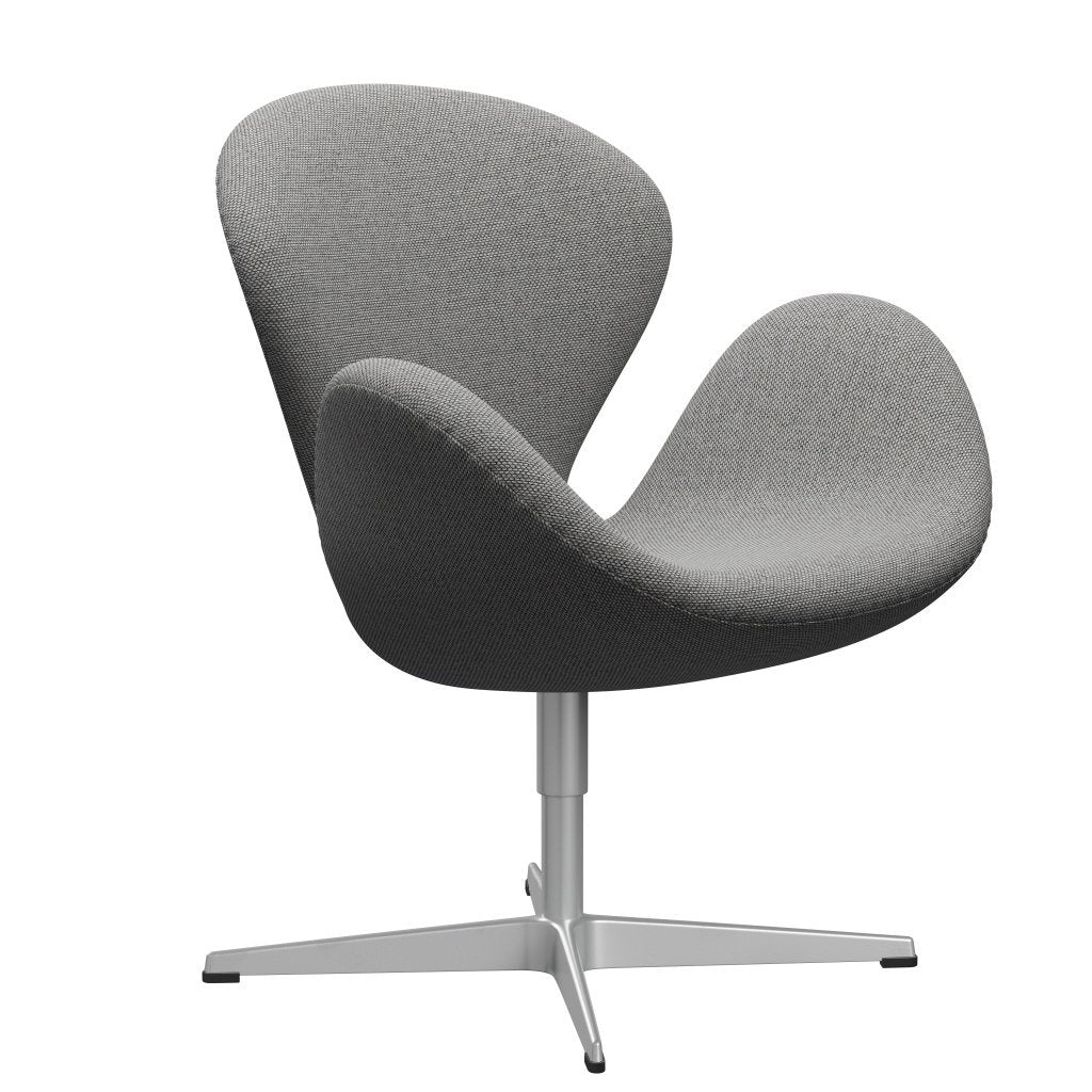 [product_category]-Fritz Hansen Swan Lounge Chair, Silver Grey/Re Wool Wool White/Natural-Fritz Hansen-3320-REW108-SGBASE-FRI-2